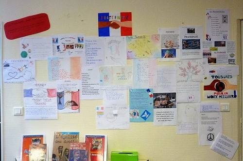 Affiches faites en cours d'histoire géographie