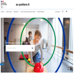 Site de l'Académie de Poitiers